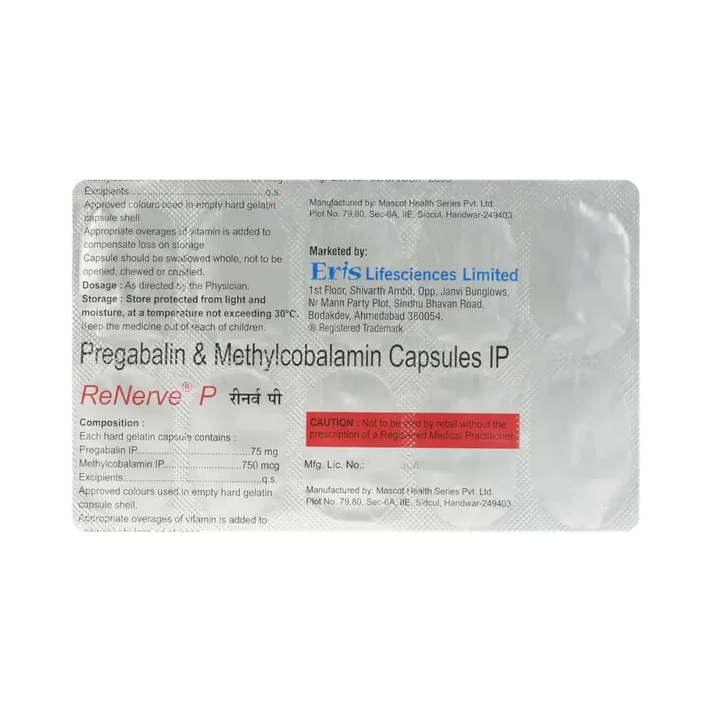 Renerve P 75mg Strip Of 10 Capsules