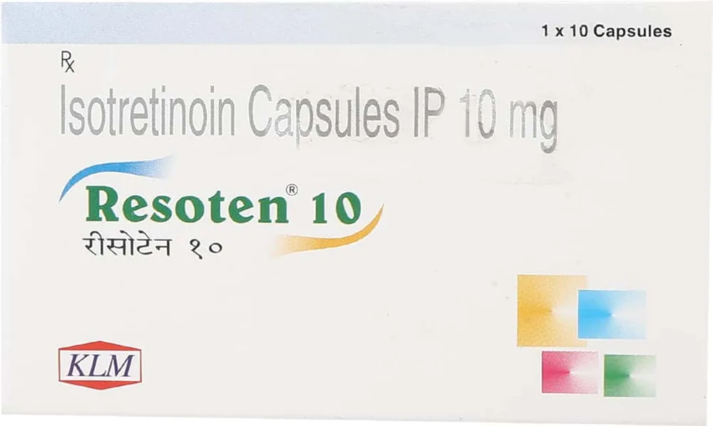 Resoten 10mg Strip Of 10 Softgel Capsules