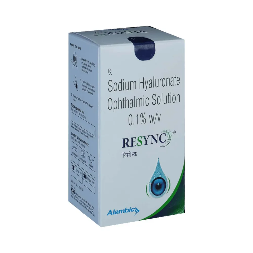 Resync 0.1% Bottle Of 5ml Ophthalmic Solution
