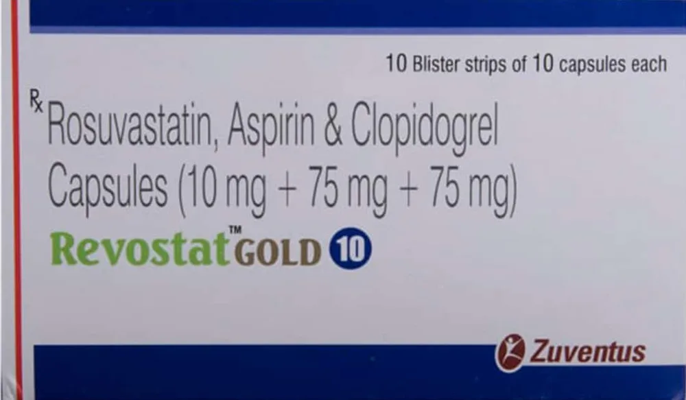 Revostat Gold 10mg Strip Of 10 Capsules