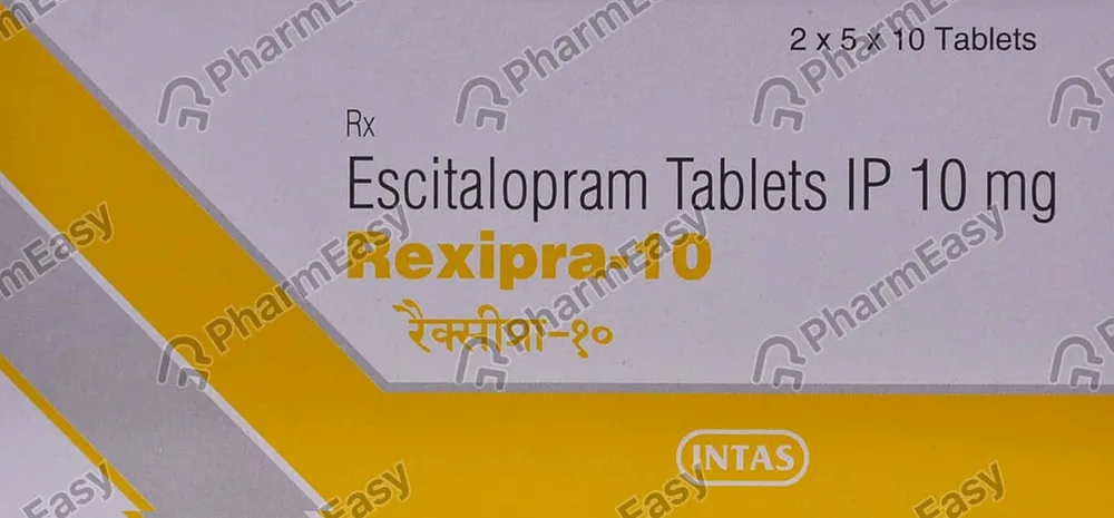 Rexipra 10mg Strip Of 10 Tablets
