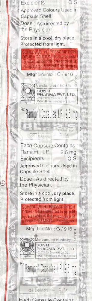 Rl 2.5mg Strip Of 10 Capsules