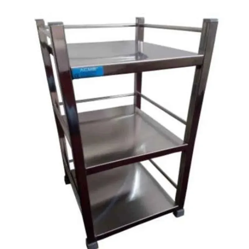 Bedside Table/Locker Without Railing , 3 step S.S Top 16â€X13â€X30â€