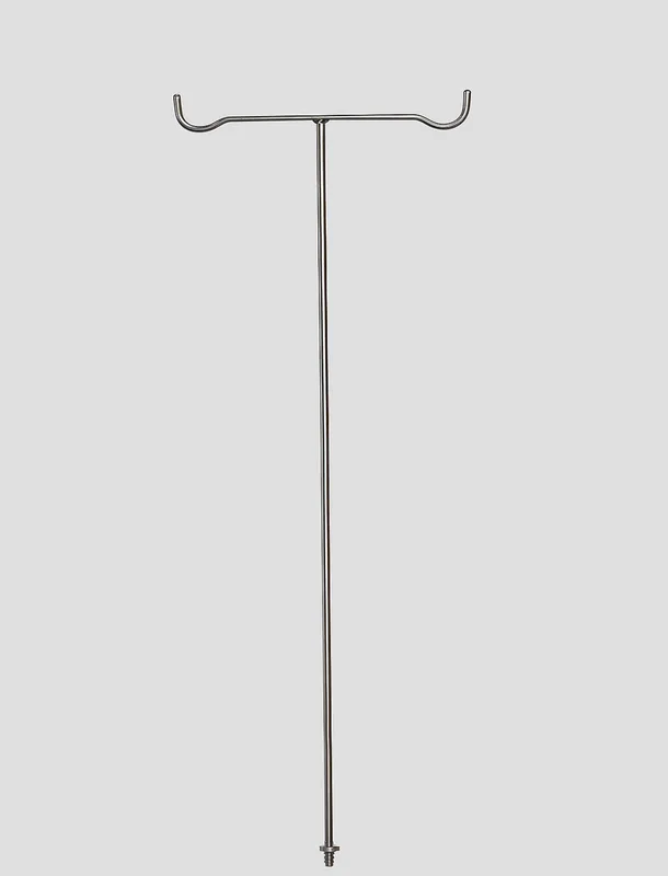 Hospital Side Bed ROD / IV ROD (202) | Material: Stainless Steel | Fixed Type ROD