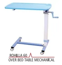 Over Bed Trolley â€“Height Adjustable Gear System ABS TOP 30â€X16â€