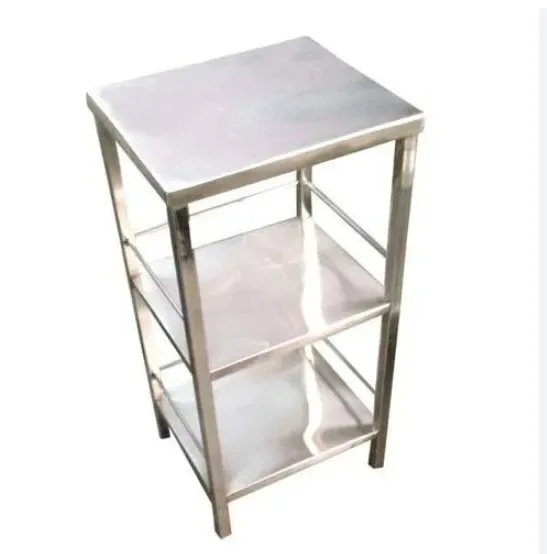 Bedside Table/Locker Without Railing,  3 step ALL S.S 16â€X13â€X30â€