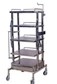 Monitor Trolley ( Laparoscopy Trolley ) All S.S. (304 SS)