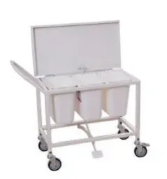 MOP Trolley 3 round bucket without lid with bucket