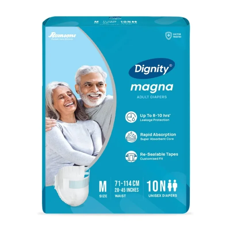 Romson Dignity Magna Adult Diapers 10s - Medium