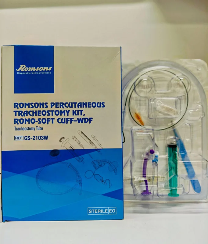 Romsons Percutaneous Tracheostomy Kit Without Dilating Forceps
