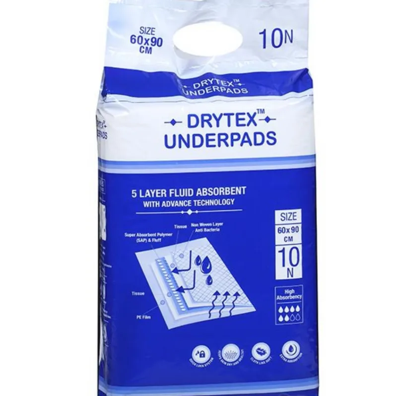 Romsons Drytex Underpads - 60x90 Cm, 10 Pieces