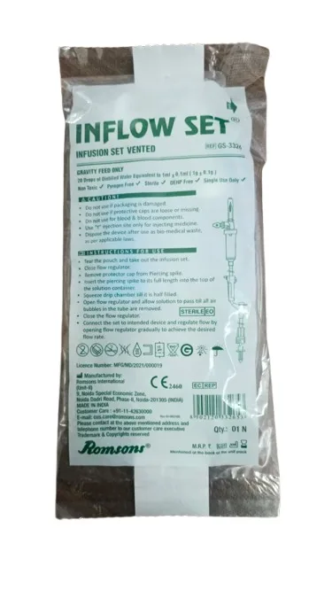 Romsons Inflow Infusion Set Vented ( GS-3326 )