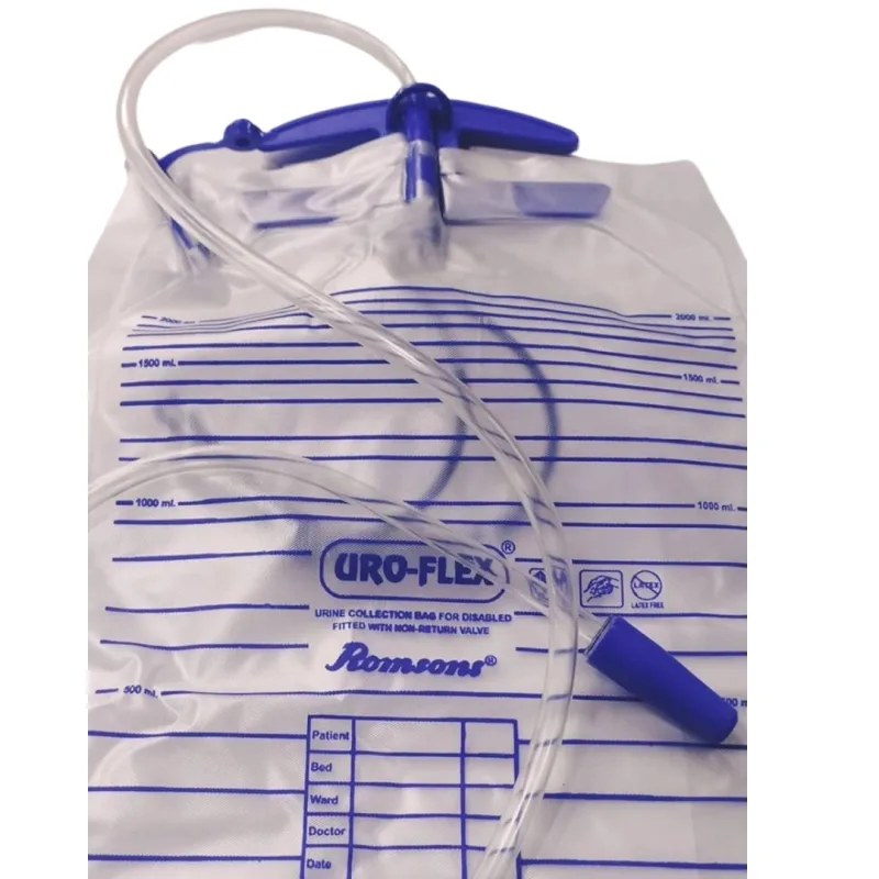 Romsons URO-FLEX Urine Collection Bag Fitted with Non-Return Valve