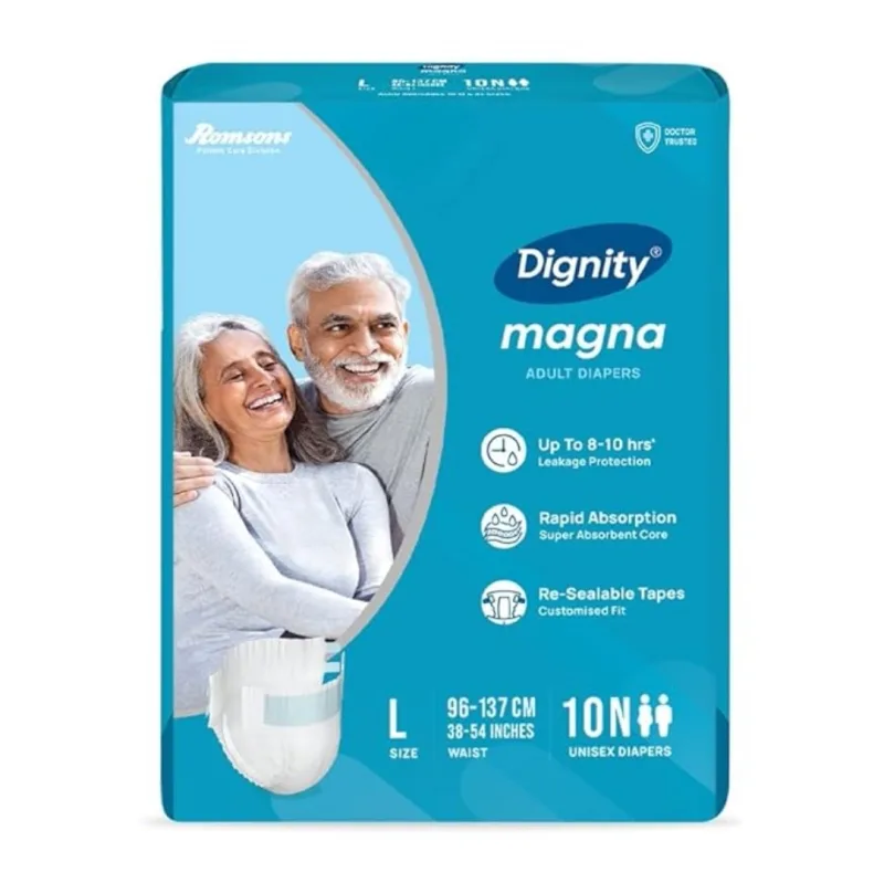 Romson Dignity Magna Adult Diapers 10s - Large