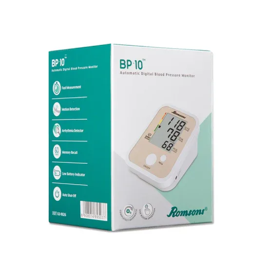 Romsons BP10 plus- Fully Automatic Digital Blood Pressure BP Machine Monitor