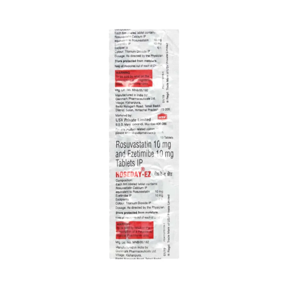 Roseday Ez 40mg Strip Of 10 Tablets