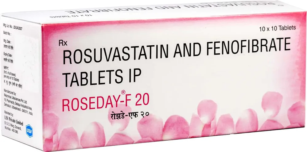 Roseday F 20mg Strip Of 10 Tablets