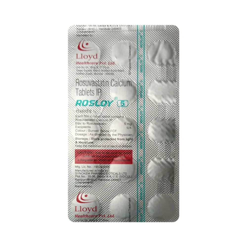 Rosloy 5mg Strip Of 15 Tablets