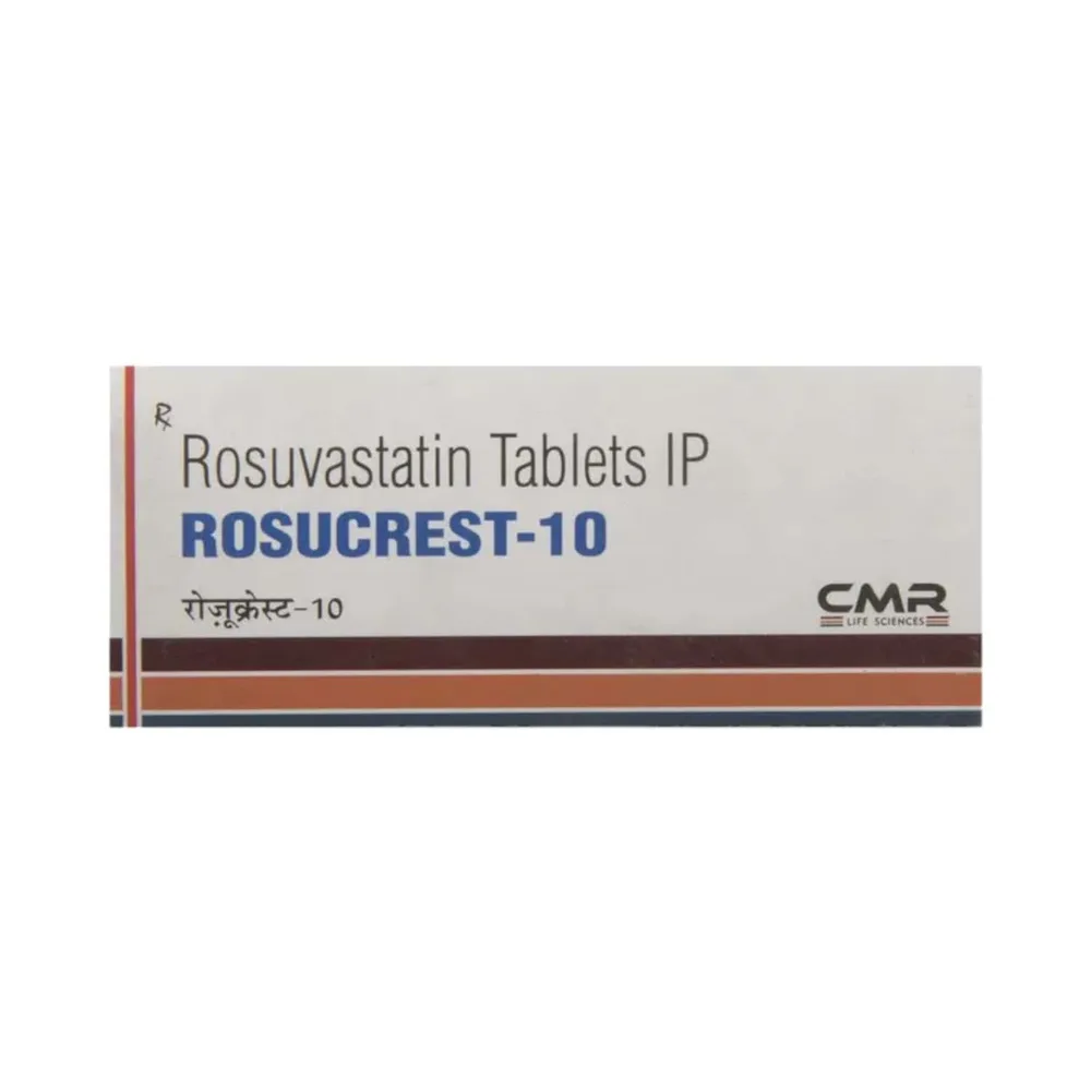 Rosucrest 10mg Strip Of 10 Tablets