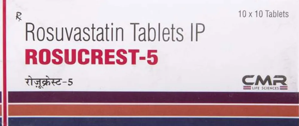 Rosucrest 5mg Strip Of 10 Tablets