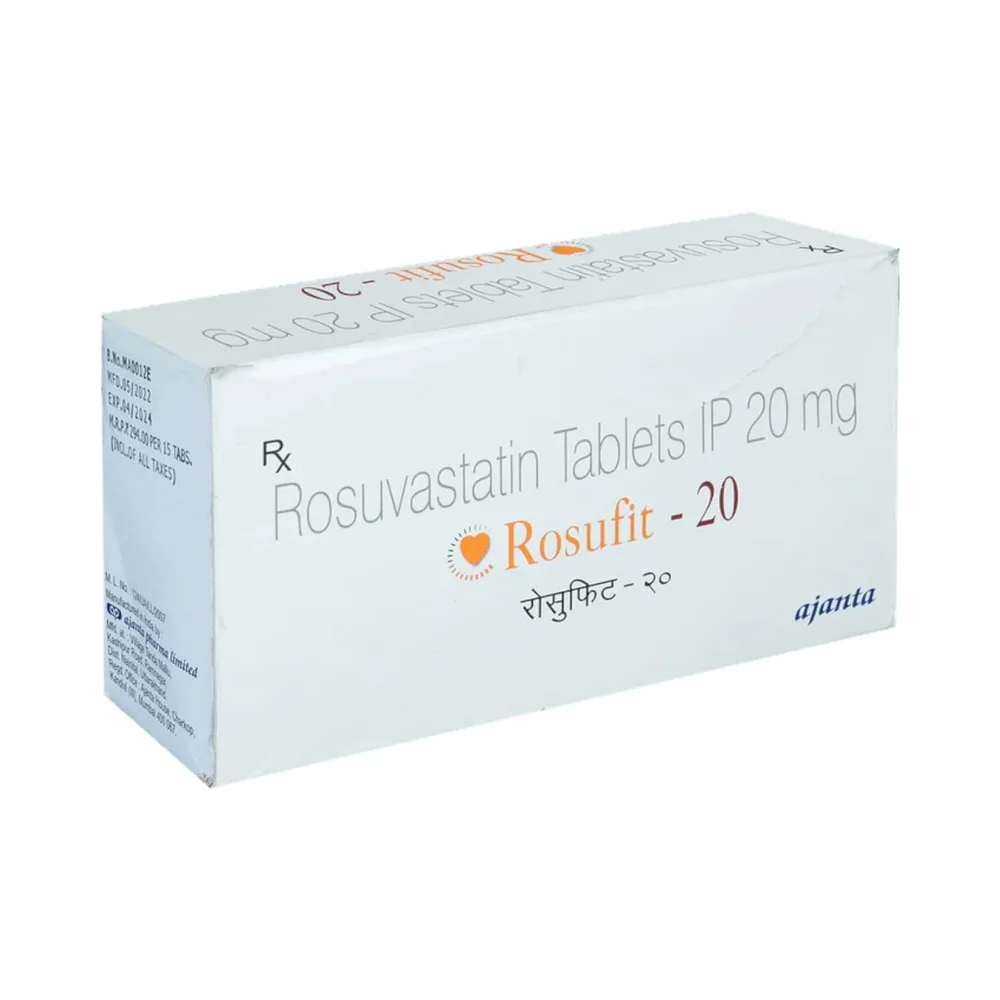 Rosufit 20mg Strip Of 20 Tablets