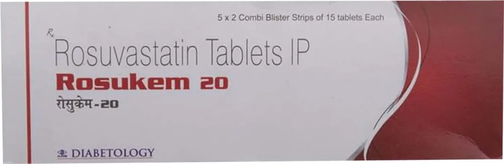 Rosukem 20mg Strip Of 15 Tablets