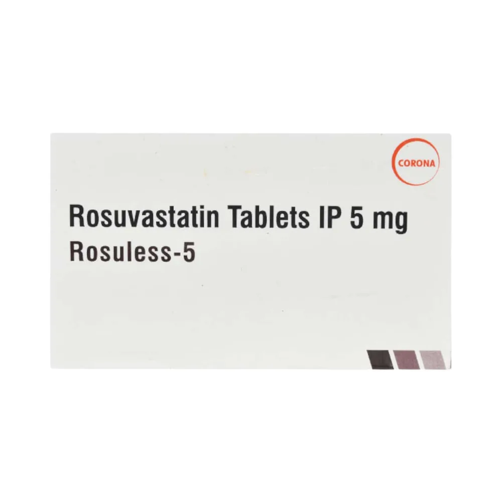 Rosuless 5mg Strip Of 15 Tablets
