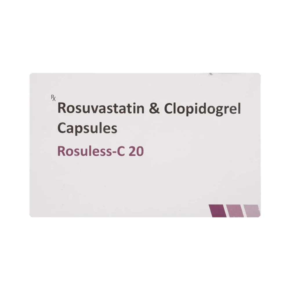 Rosuless C 20 Strip Of 10 Capsules