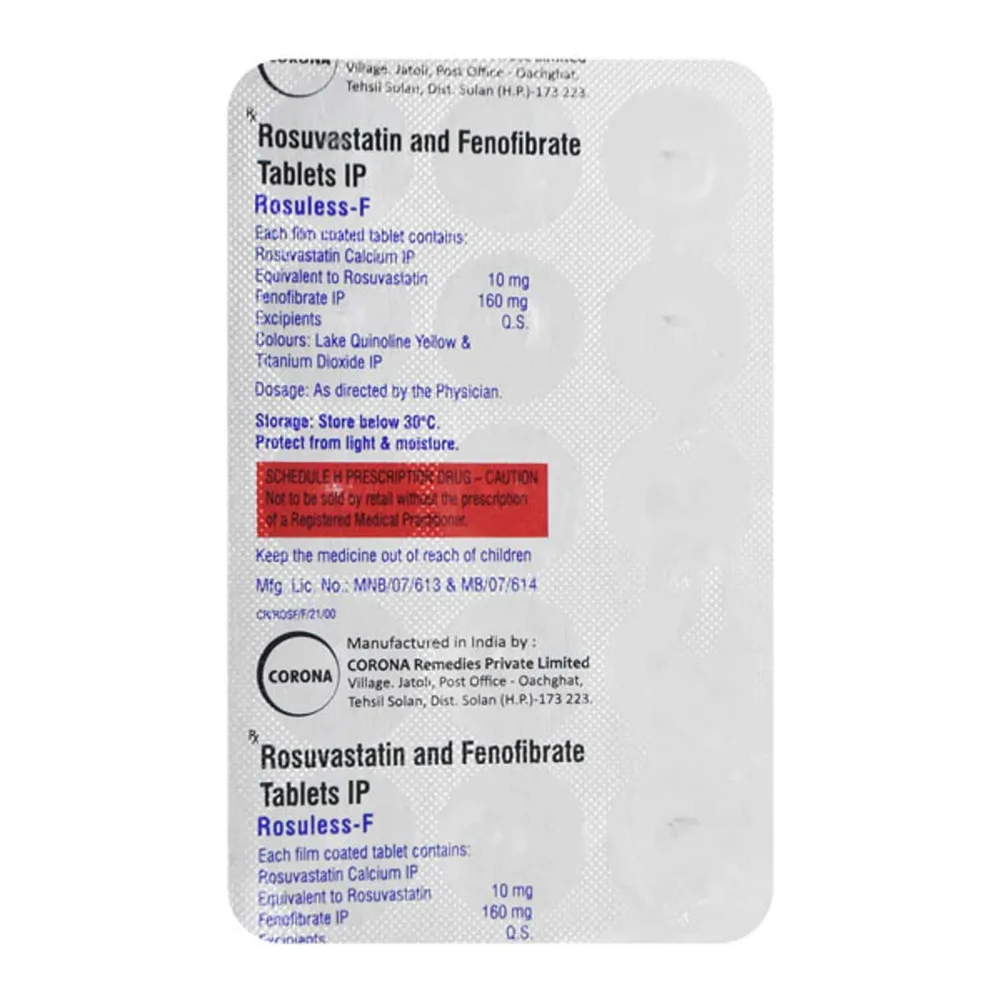 Rosuless F Strip Of 15 Tablets