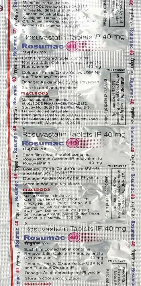 Rosumac 40mg Strip Of 10 Tablets