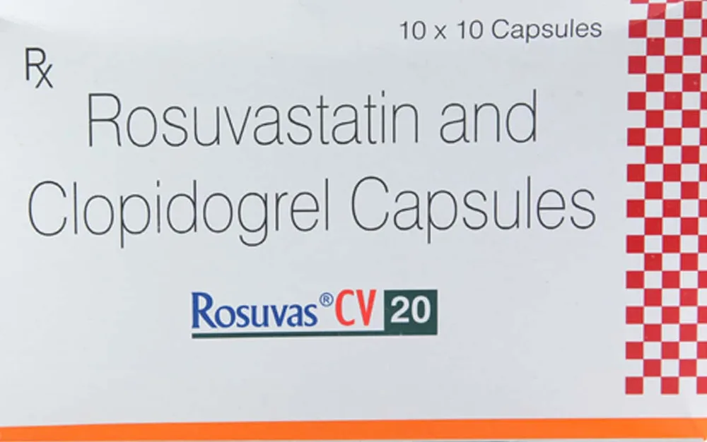 Rosunova Cv 20mg Strip Of 10 Capsules