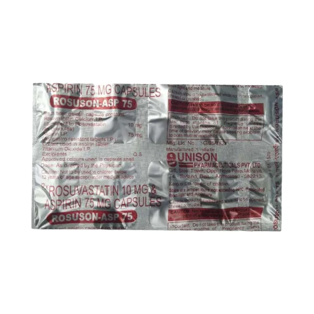 Rosuson Asp 75mg Strip Of 10 Capsules