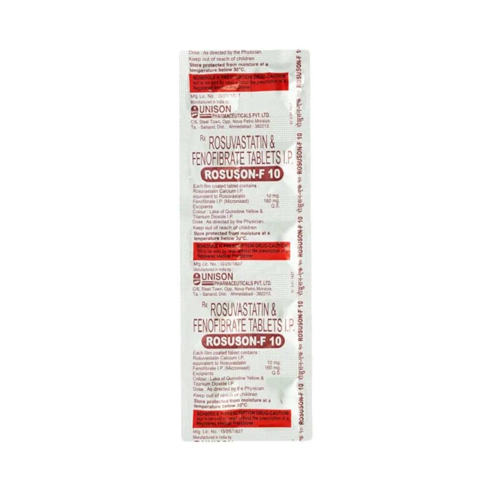 Rosuson F 10 Strip Of 10 Tablets