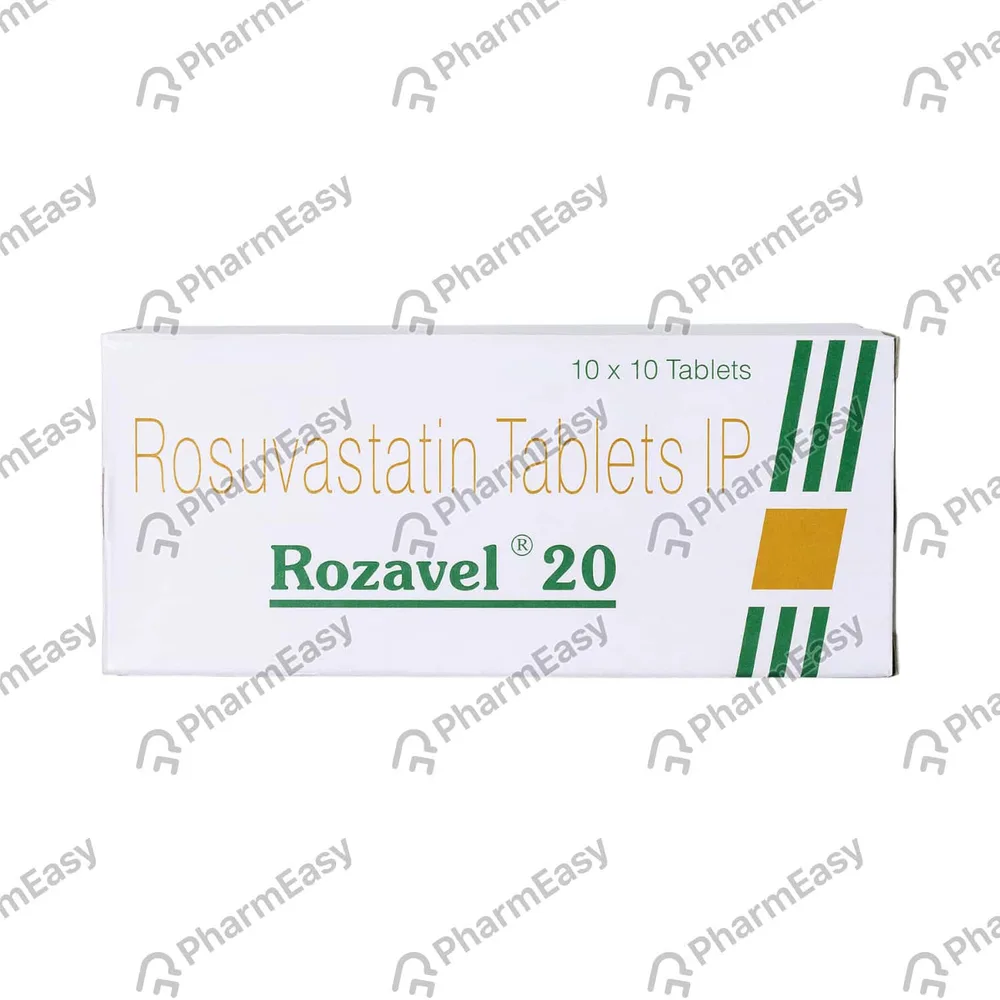 Rozavel 20mg Strip Of 10 Tablets