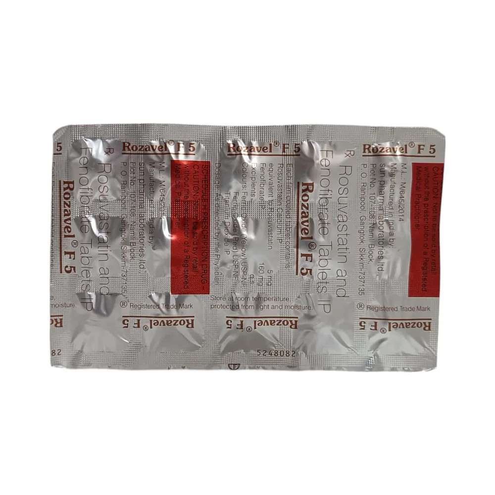 Rozavel F 5mg Strip Of 15 Tablets