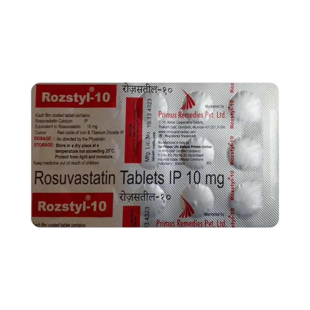 Rozstyl 10mg Strip Of 15 Tablets