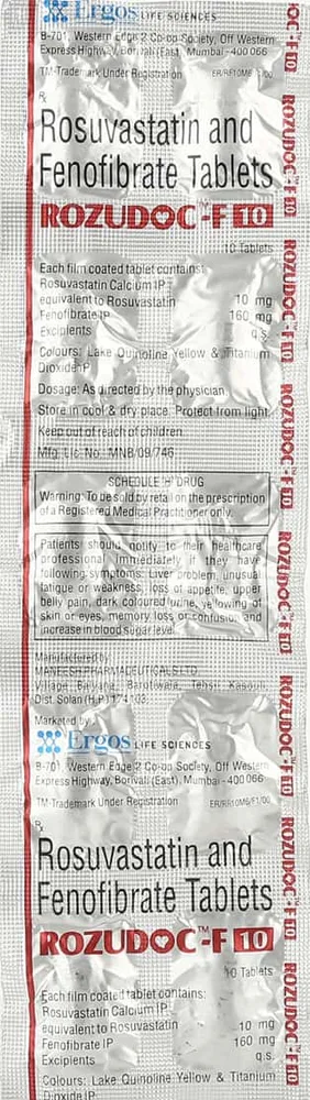 Rozudoc F 10mg Strip Of 10 Tablets