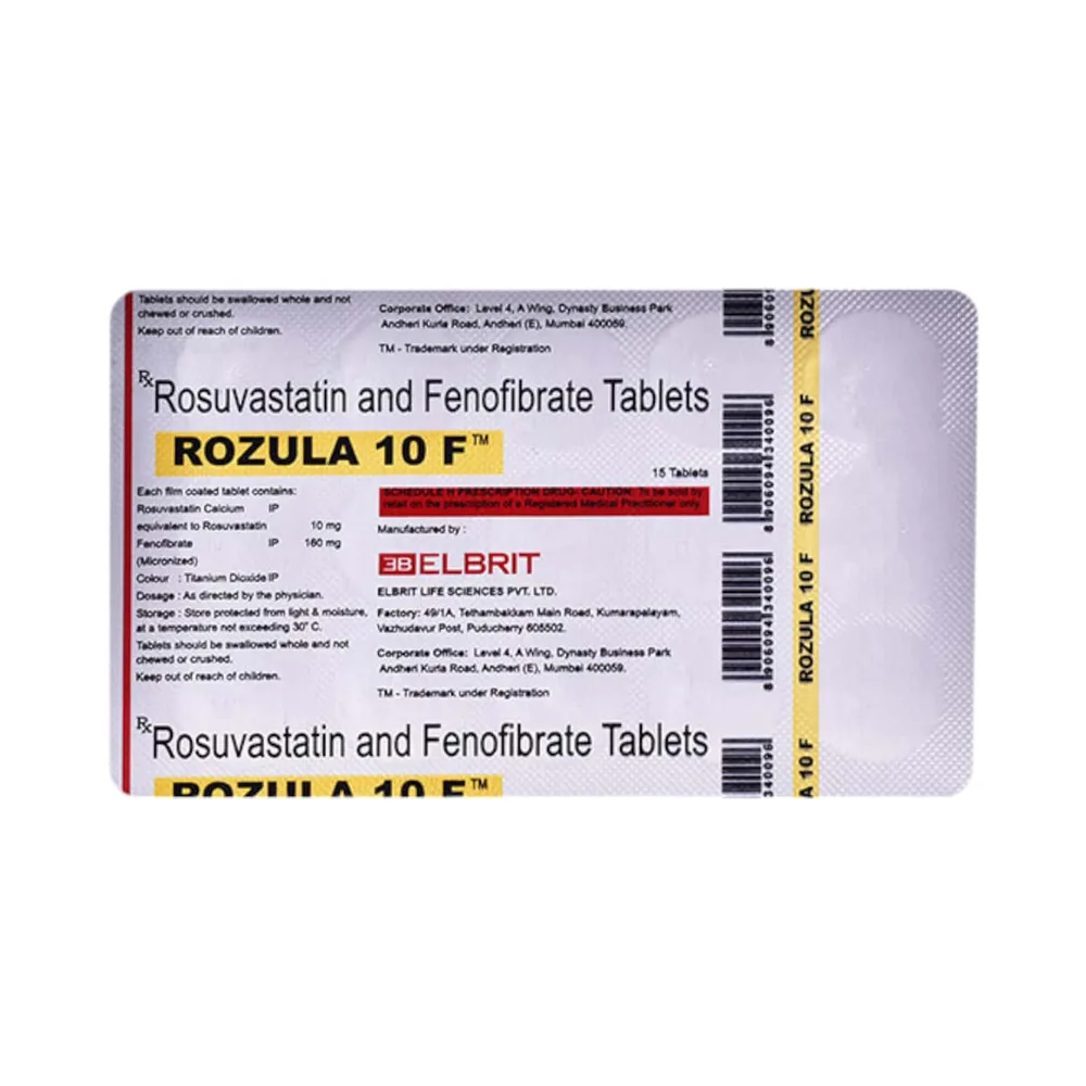 Rozula F 10mg Strip Of 15 Tablets