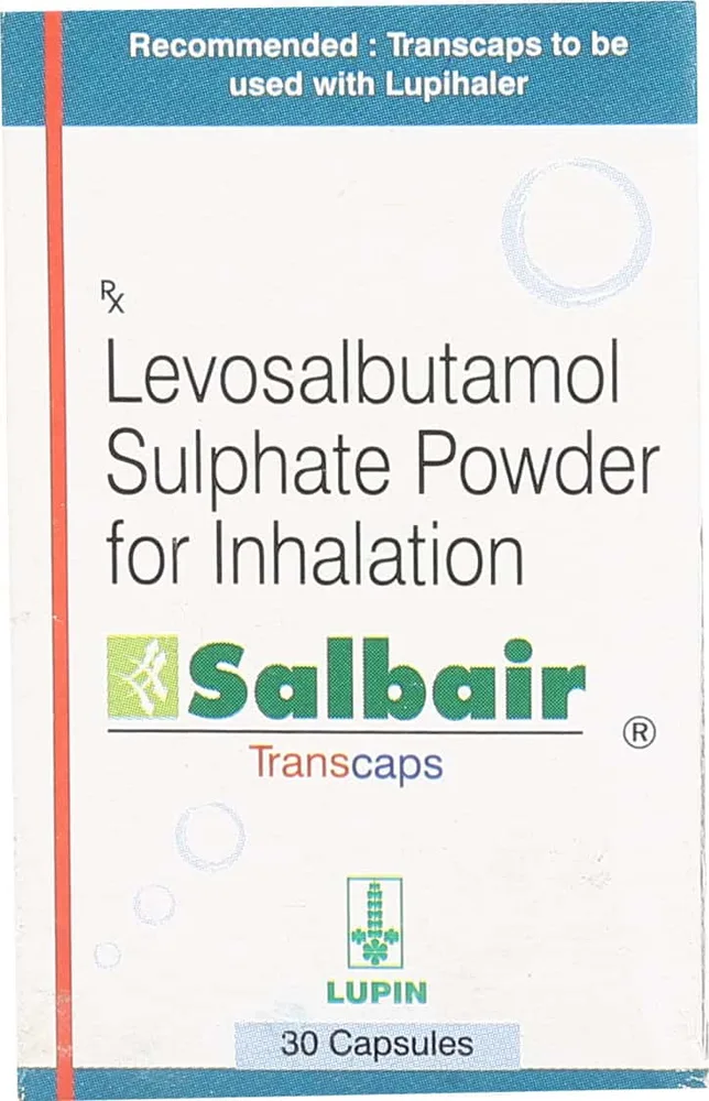 Salbair 100mcg Bottle Of 30 Transcaps