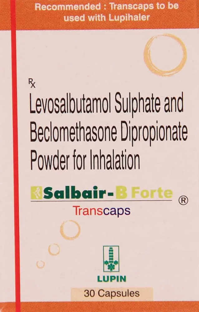 Salbair B Forte Transcaps 100/200mcg Bottle Of 30 Capsules