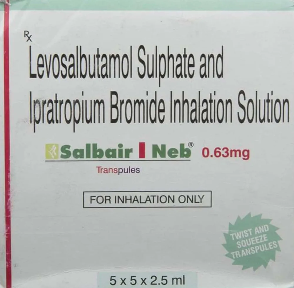 Salbair I Neb 0.63mg 2.5ml Packet Of 5 Transpules