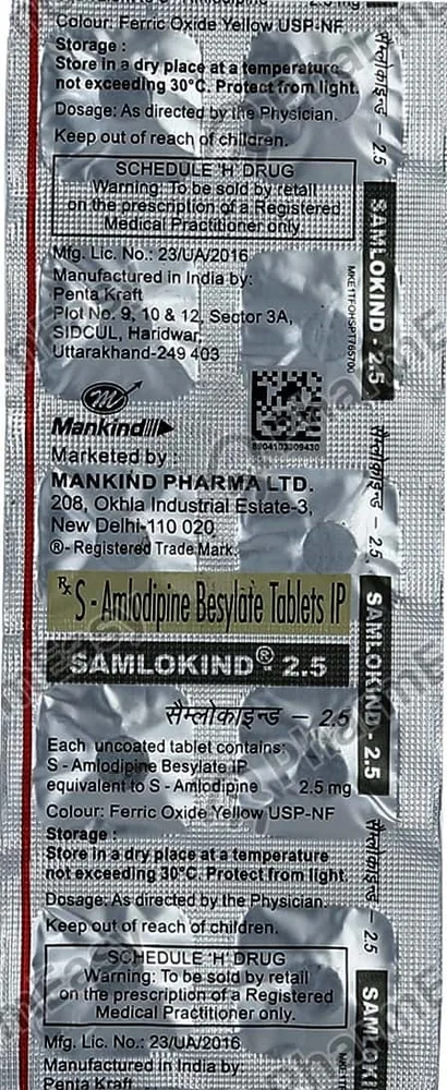 Samlokind 2.5mg Tablet