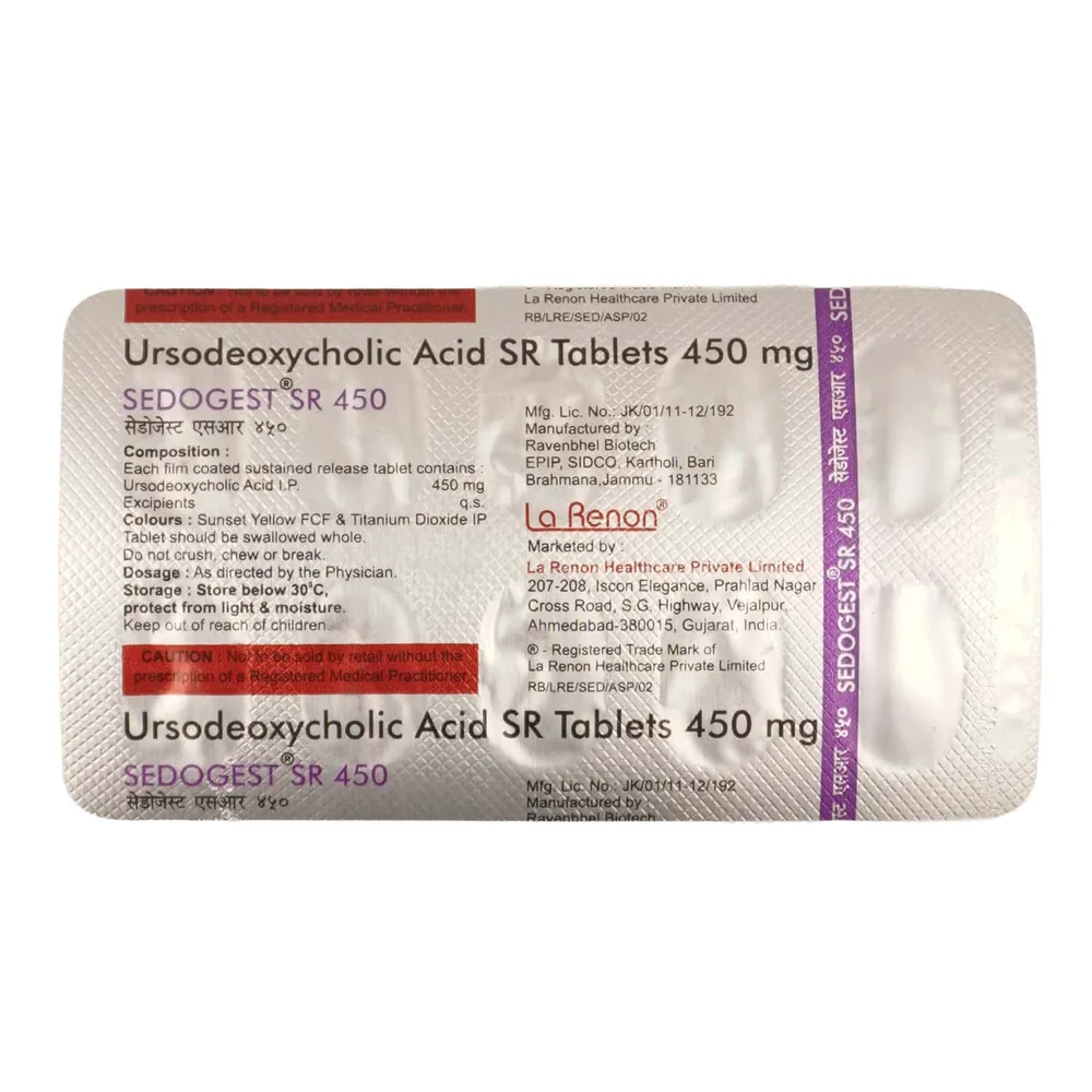 Sedogest Sr 450mg Strip Of 10 Tablets