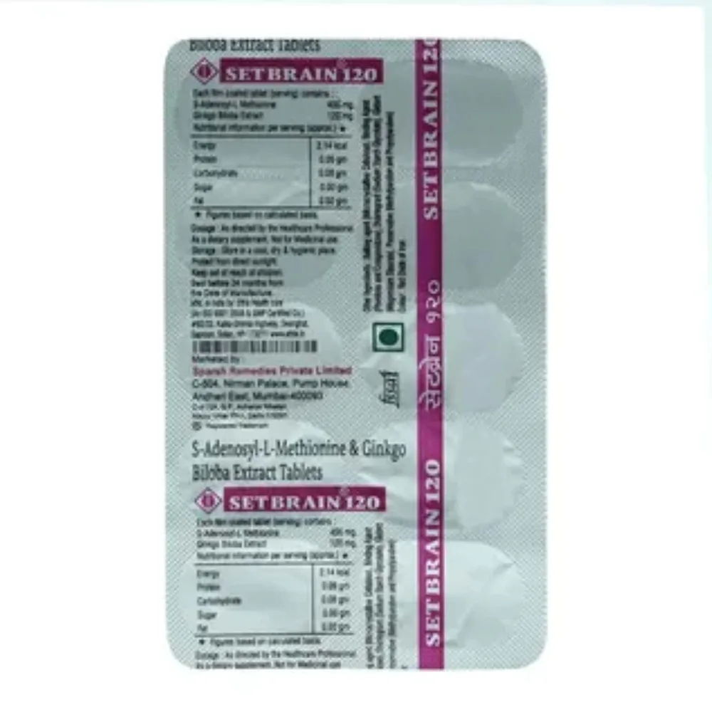 Setbrain 120mg Strip Of 10 Tablets