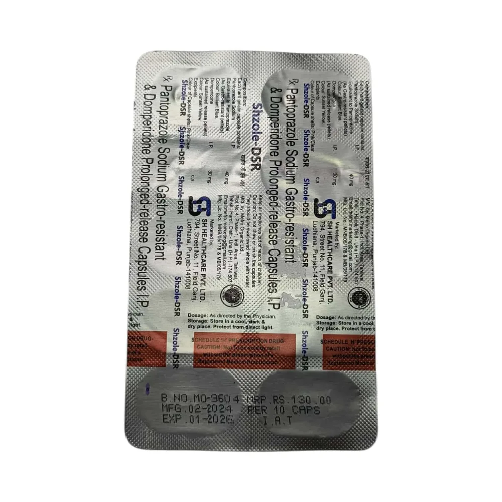 Shzole Dsr Strip Of 10 Capsules