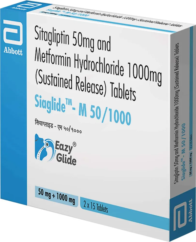 Siaglide M 50/1000mg Strip Of 15 Tablets