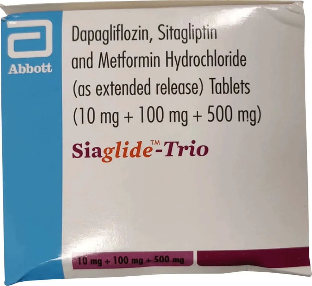 Siaglide Trio 10/100/500mg Strip Of 10 Tablets