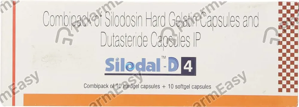 Silodal D 4mg Strip Of 20 Combikit Capsules