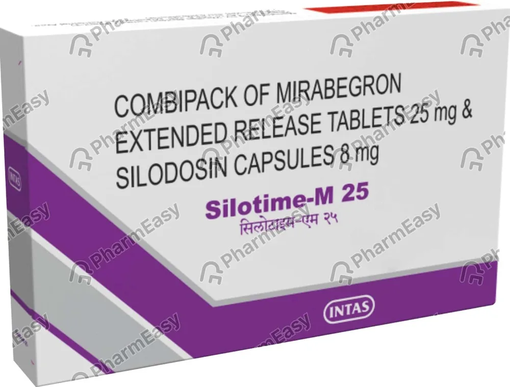Silotime M 25mg Strip Of 10 Capsule And Tablet Combikit
