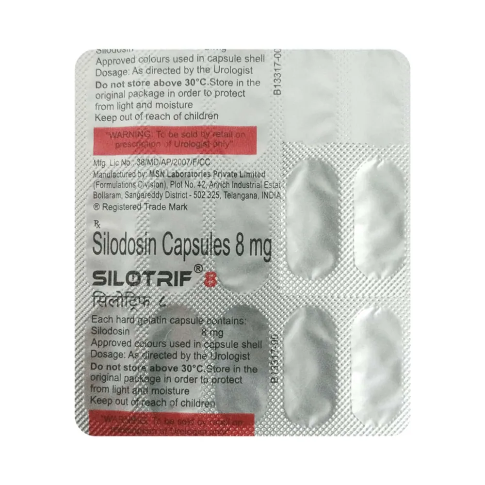 Silotrif 8mg Strip Of 15 Capsules